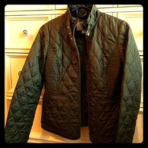 Banana Republic Quilted Green Jacket